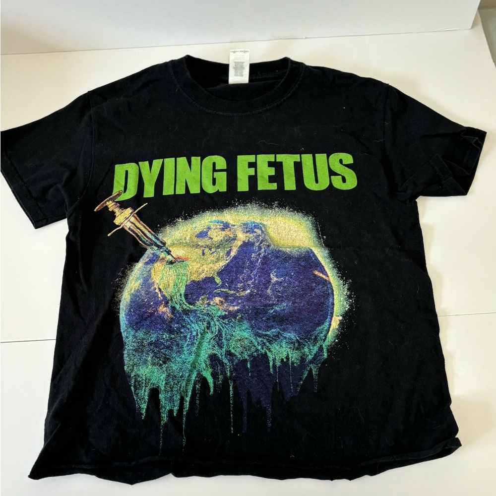 vintage dying fetus Heavy Metal Rare Tour Tshirt